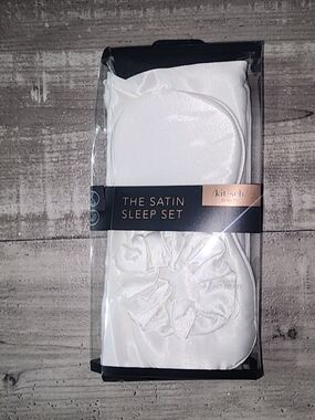 Kitsch Satin Sleep Set - White